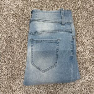 Womens light wash skinny jeans